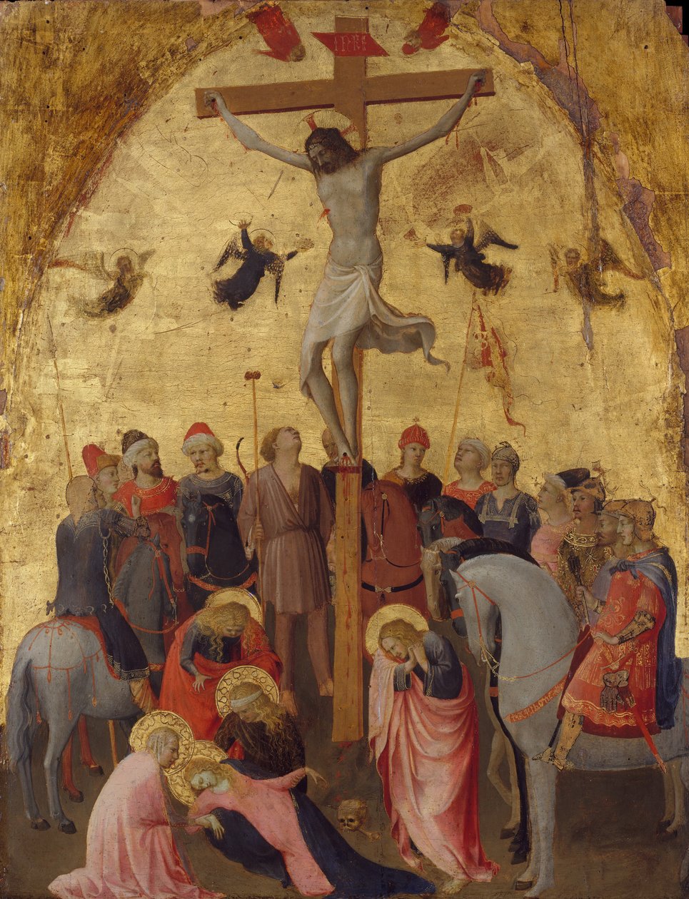 A Crucificação, ca. 1420-23. de Fra Angelico