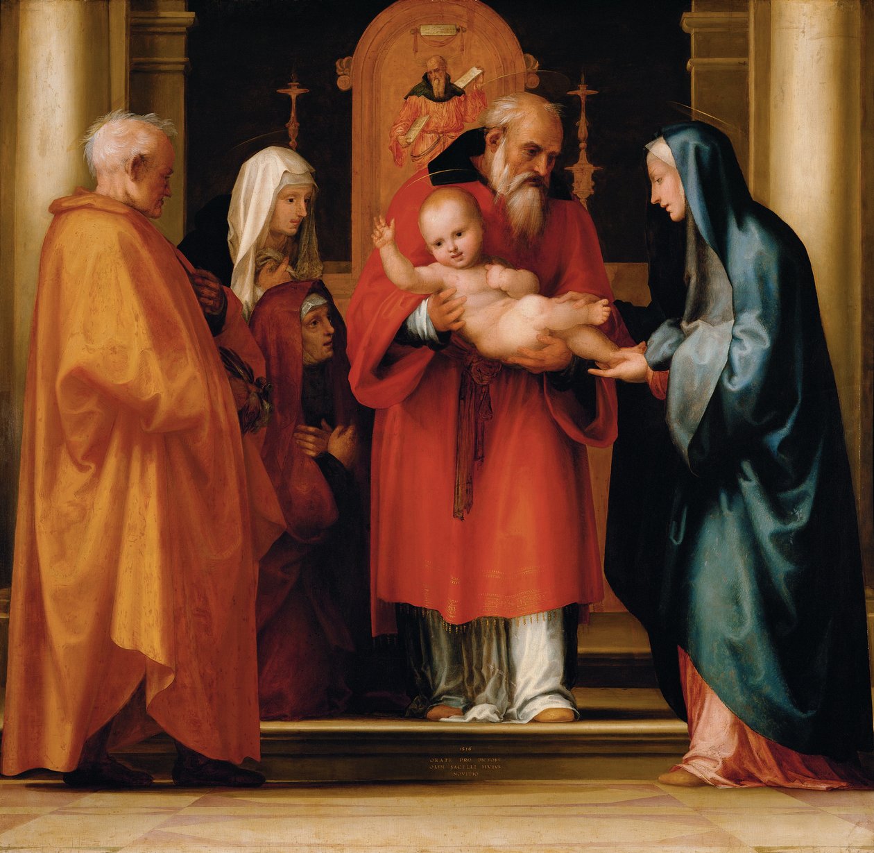 A cena de Cristo no Templo de Fra Bartolomeo