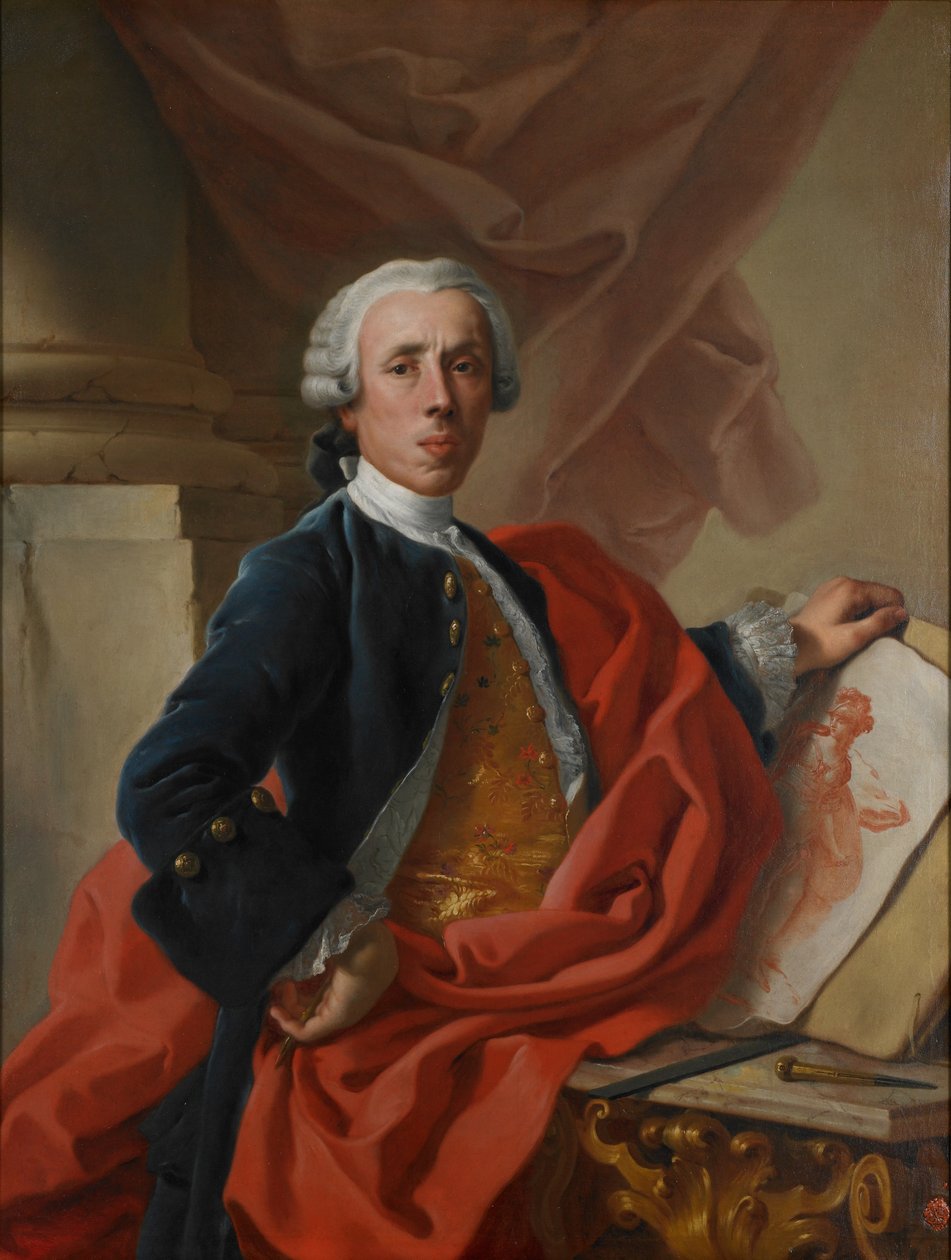 Auto-retrato, c.1740 de Francesco de Mura