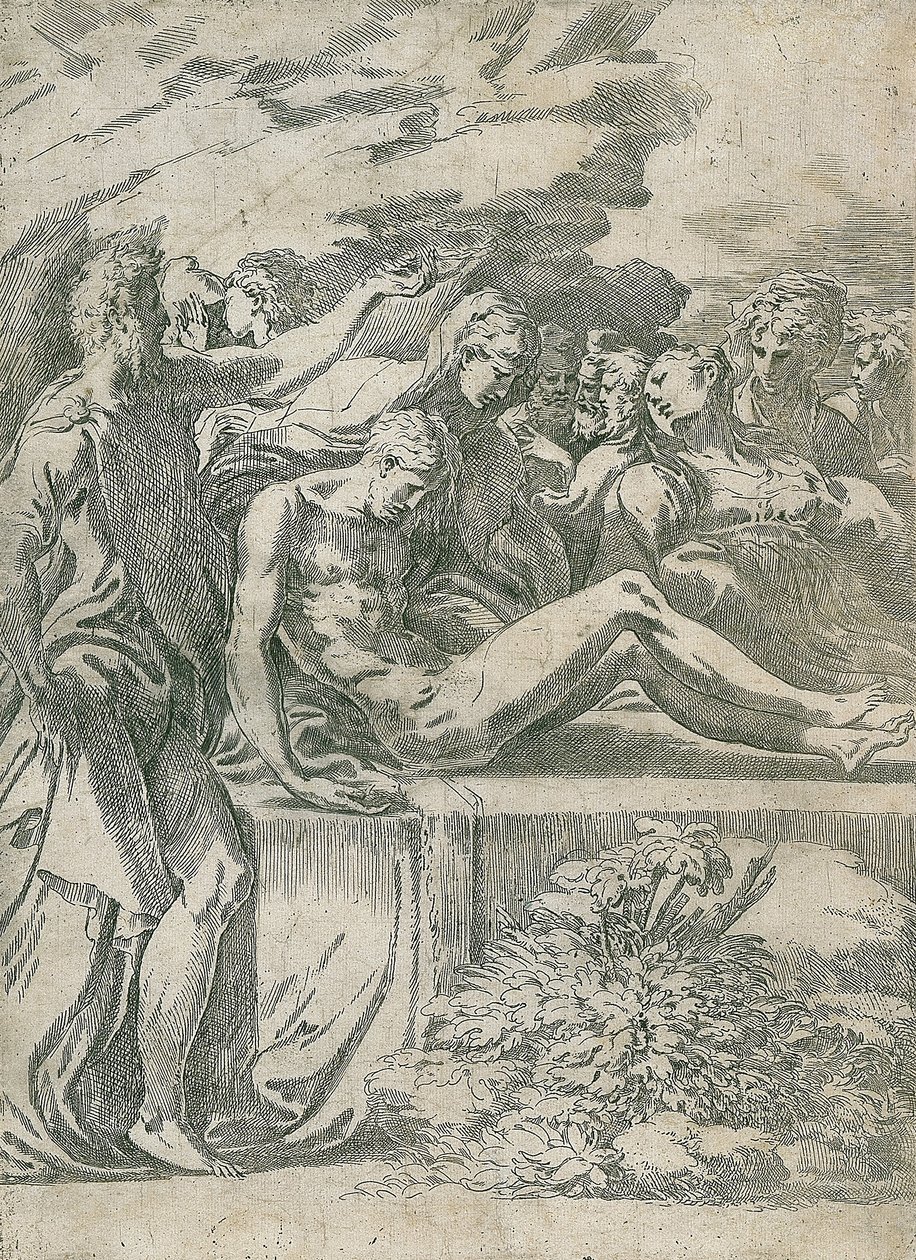 O sepultamento de Cristo de Parmigianino