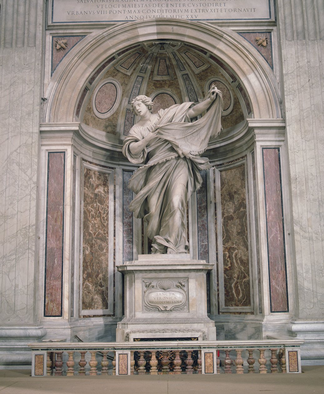Santa Verônica (mármore) de Francesco Mochi