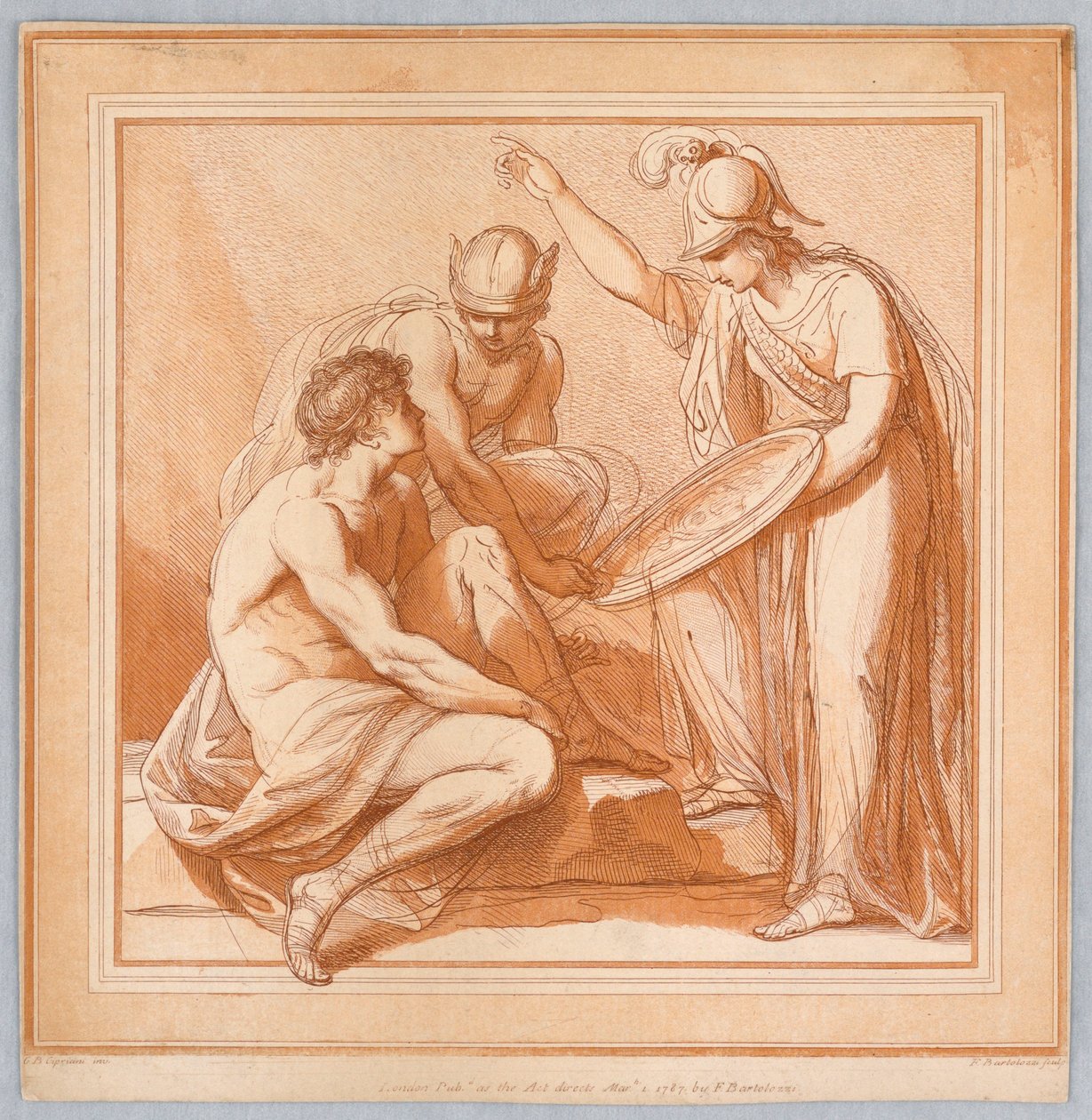 Minerva e Mercúrio de Francesco Bartolozzi