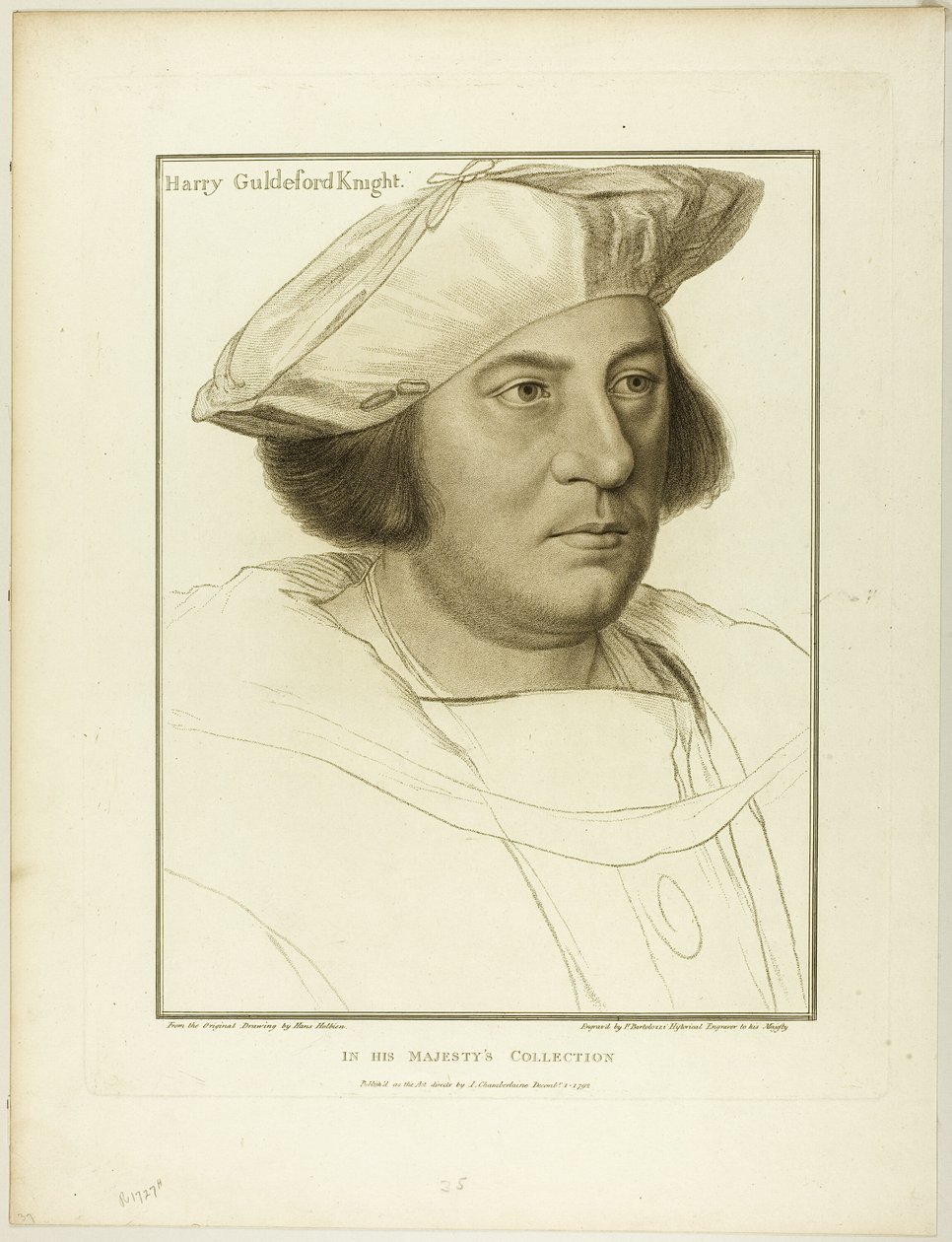 Sir Henry Guildford de Francesco Bartolozzi