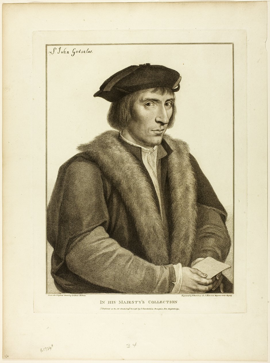 Sir John Godsalve de Francesco Bartolozzi