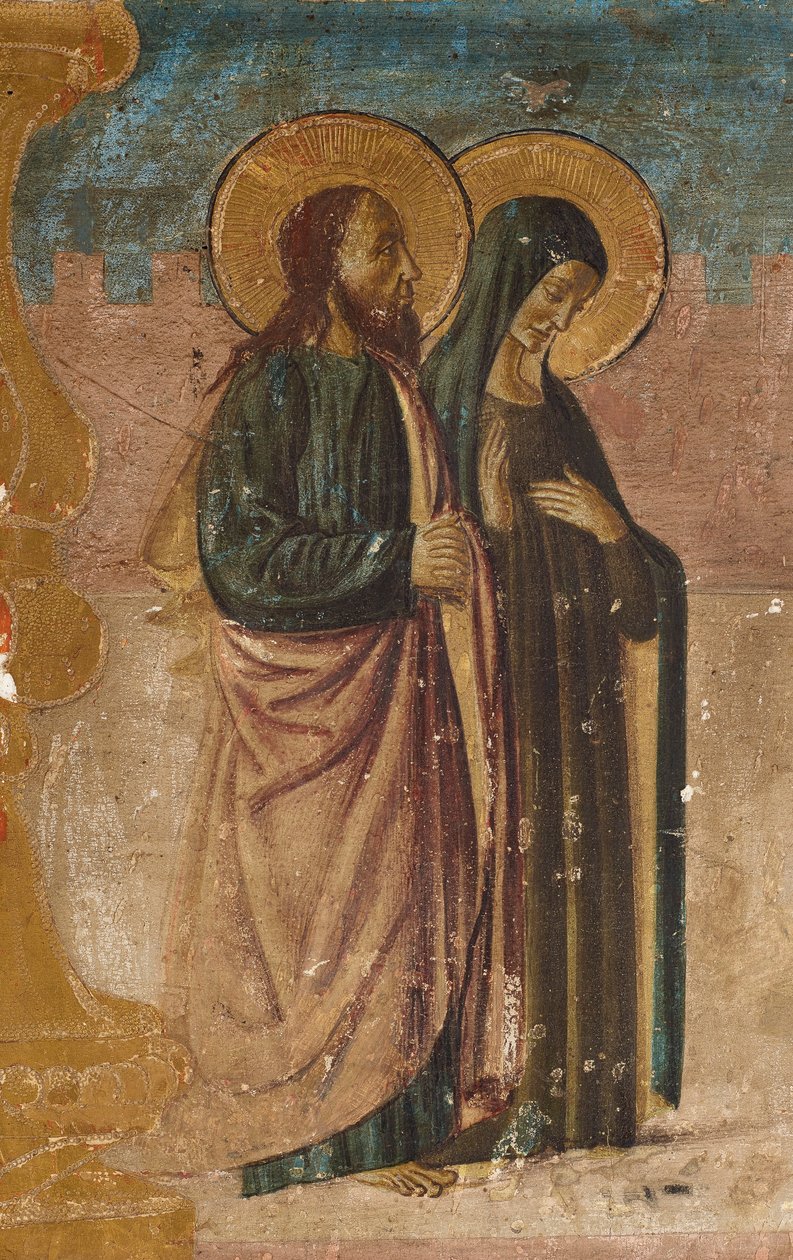 Santos Ana e Joaquim de Francesco Botticini