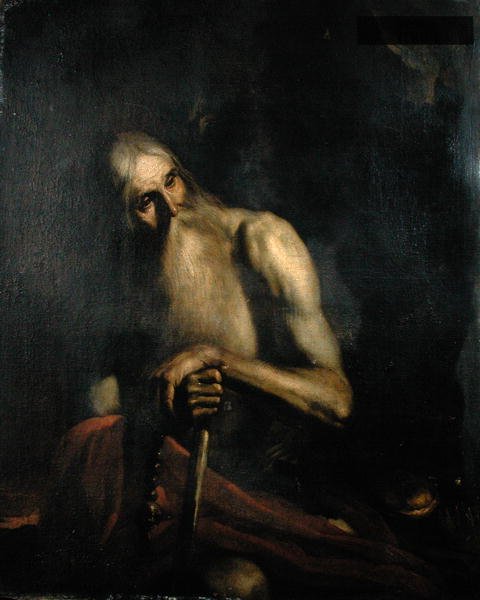 São Jerônimo (óleo sobre tela) de Francesco Guarino