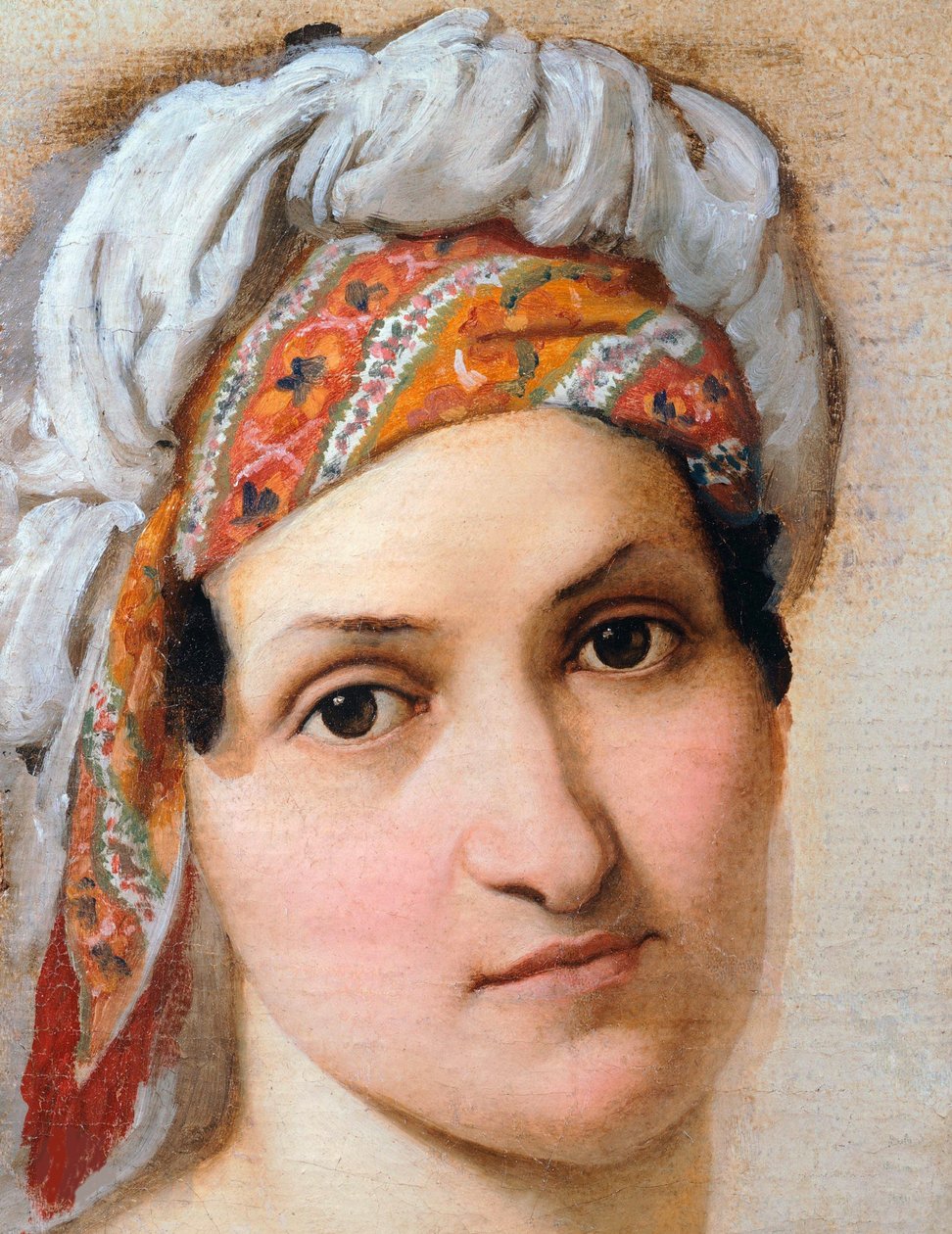 Retrato de sua esposa Vincenza Scaccia, 1816. de Francesco Hayez
