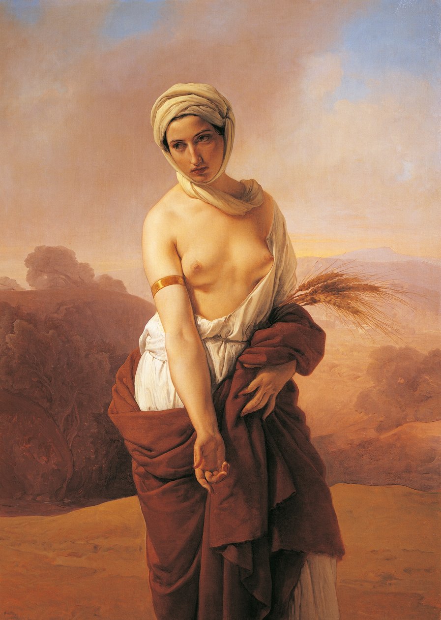 Ruth, por Francesco Hayez de Francesco Hayez