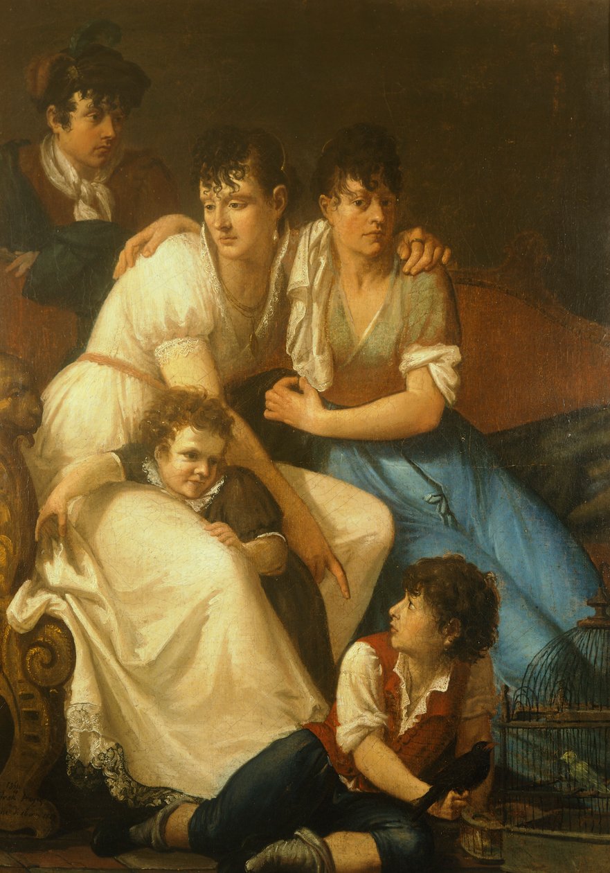 A família Hayez de Francesco Hayez