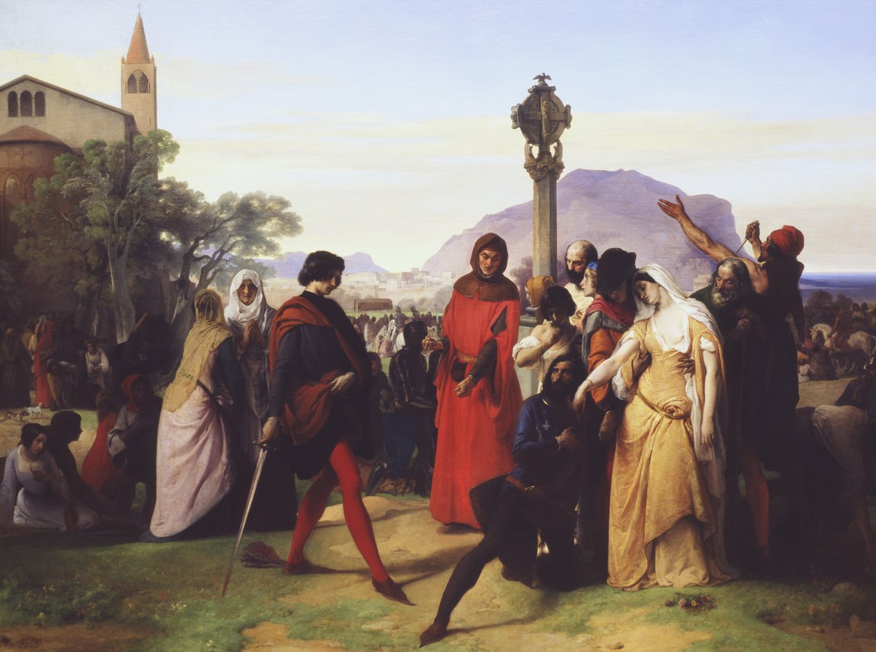 Vésperas da Sicília, 1846 de Francesco Hayez