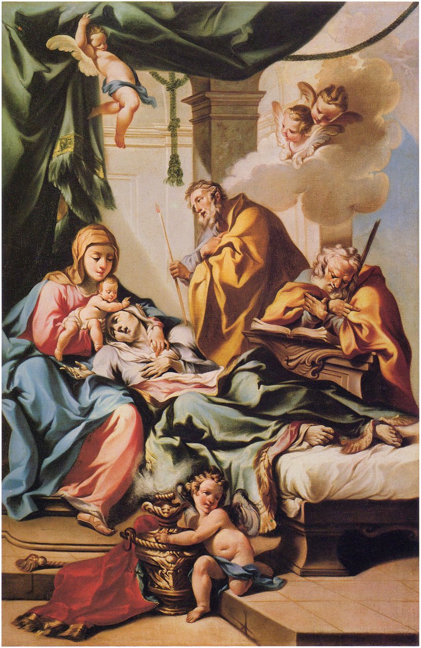 Morte de Santa Ana de Francesco Monti