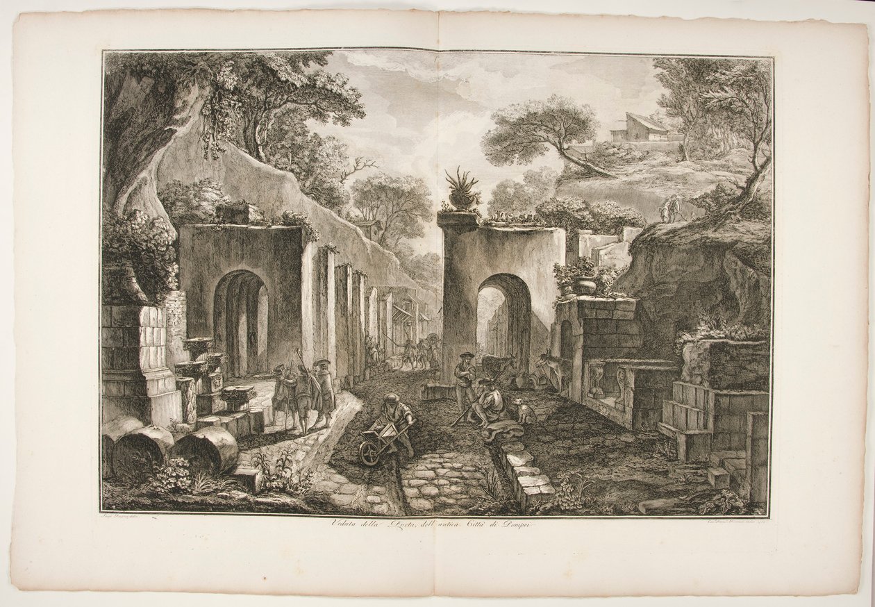 Vista da Porta dell de Francesco Piranesi