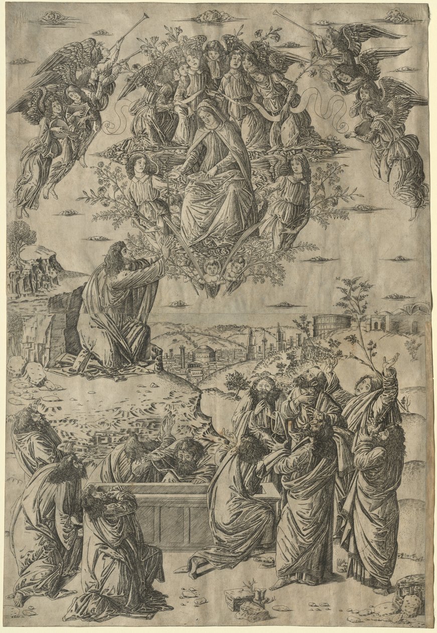 A Assunção da Virgem, c. 1495 de Francesco Rosselli