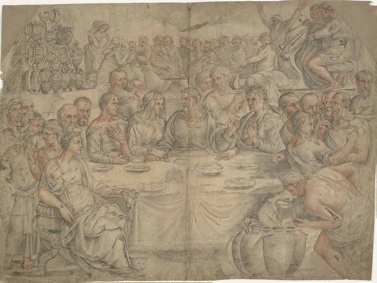 As Bodas de Caná de Francesco Salviati