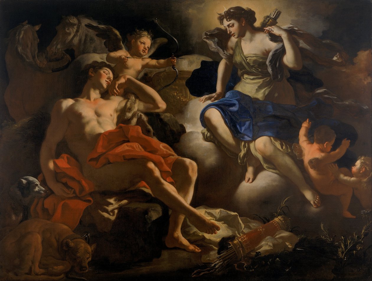 Diana e Endimião de Francesco Solimena