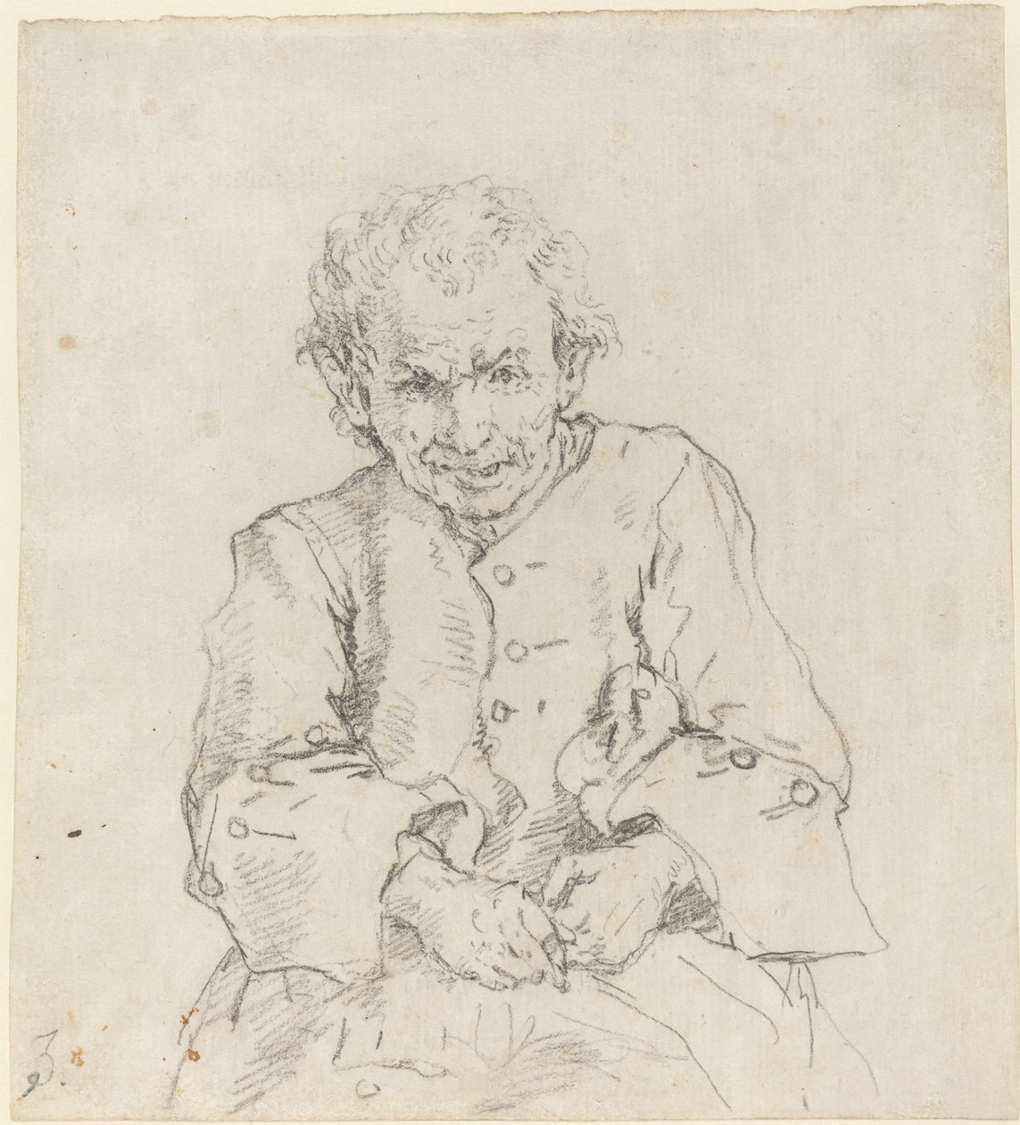 Camponês sentado de Francesco Zuccarelli