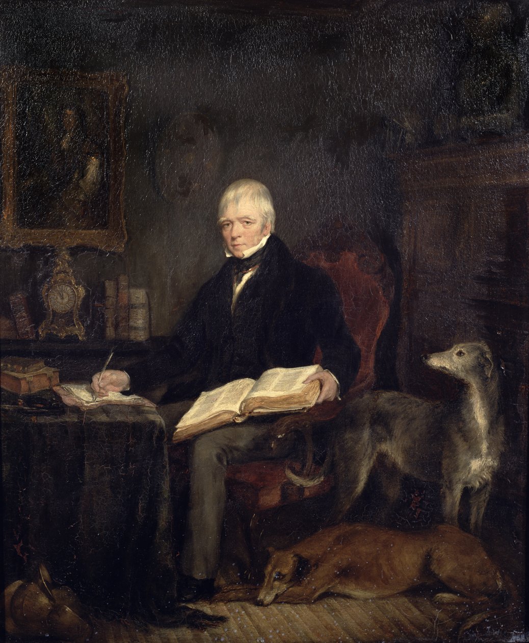 Retrato de sir walter scott de Francis Grant