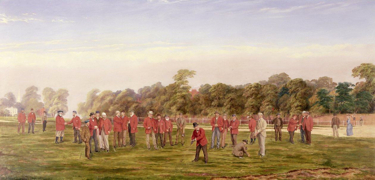 Golf em Blackheath, 1875 de Francis Powell