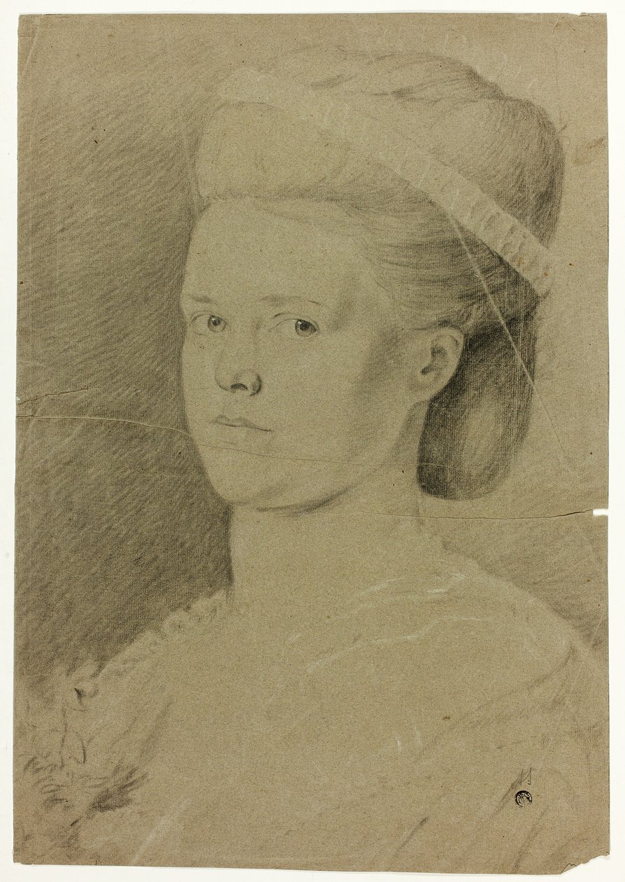 Busto de retrato de jovem de Francis Cotes