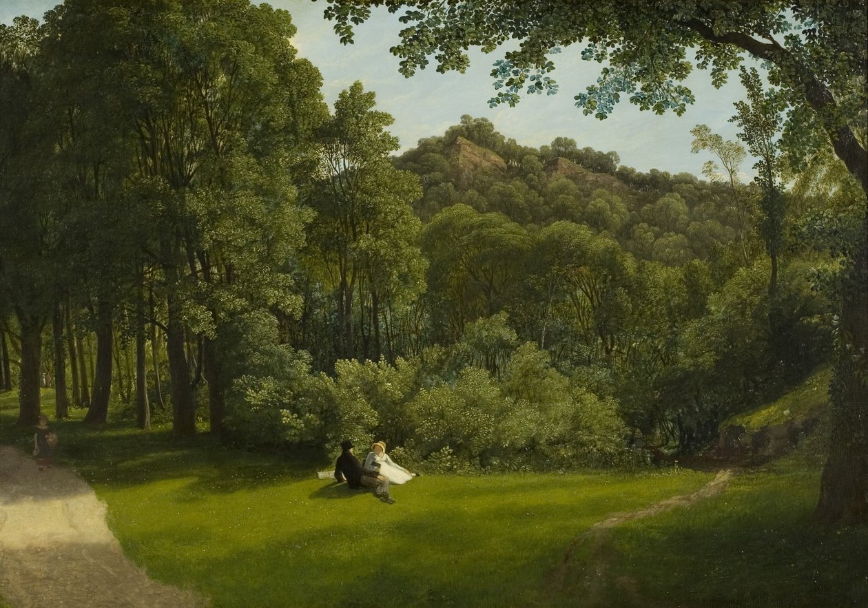 Uma cena em Leigh Woods, 1822 de Francis Danby