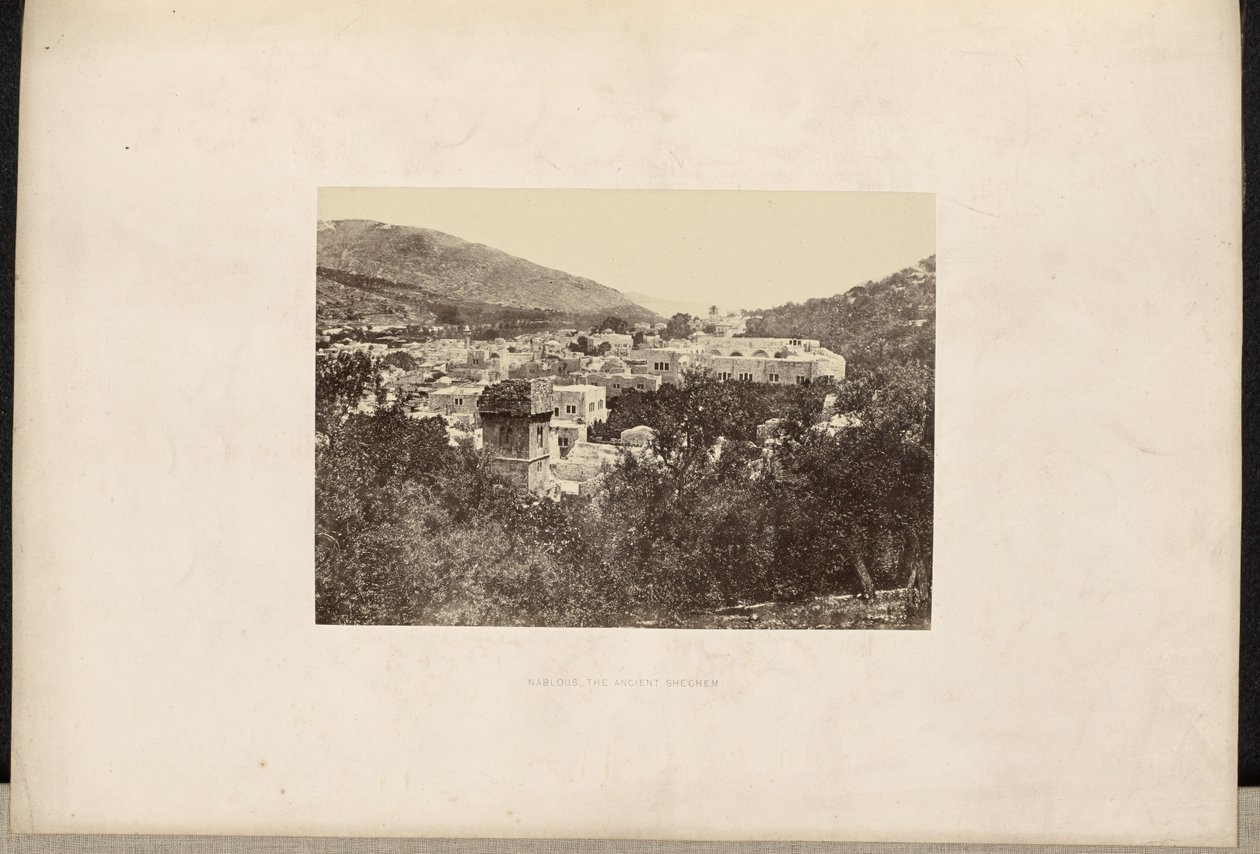 Nablous, a antiga Siquém de Francis Frith