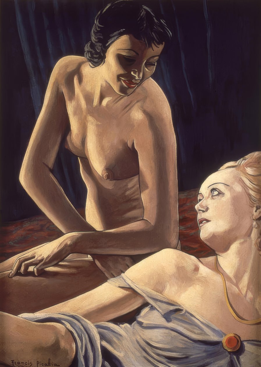 A morena e a loira de Francis Picabia