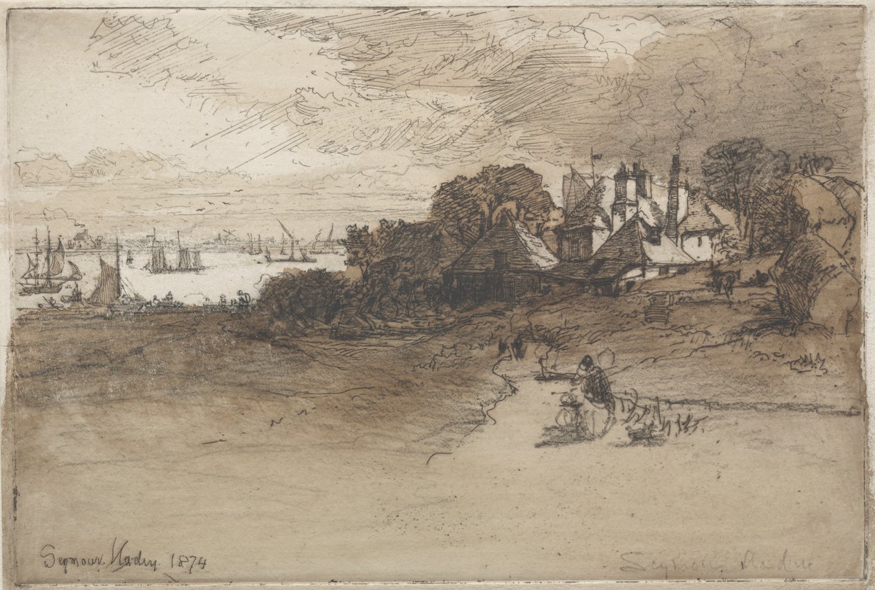 Uma Fazenda Essex de Francis Seymour Haden