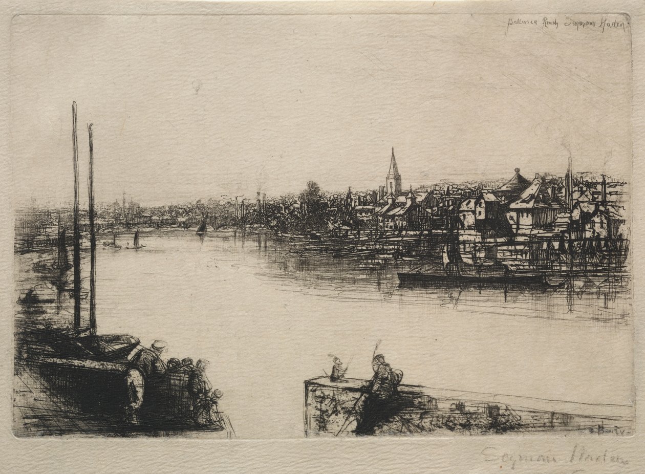 Alcance de Battersea de Francis Seymour Haden
