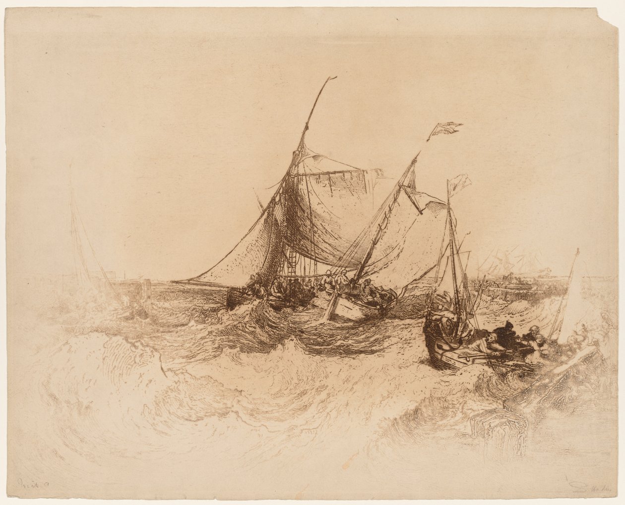 Cais de Calais. de Francis Seymour Haden