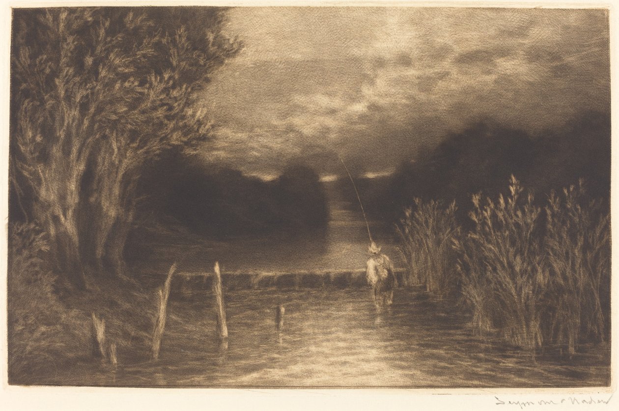 Pescaria de Greyling de Francis Seymour Haden