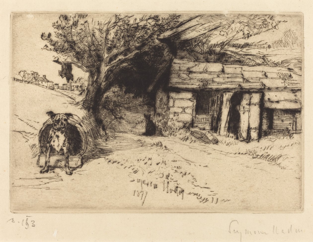 A cabine de Francis Seymour Haden