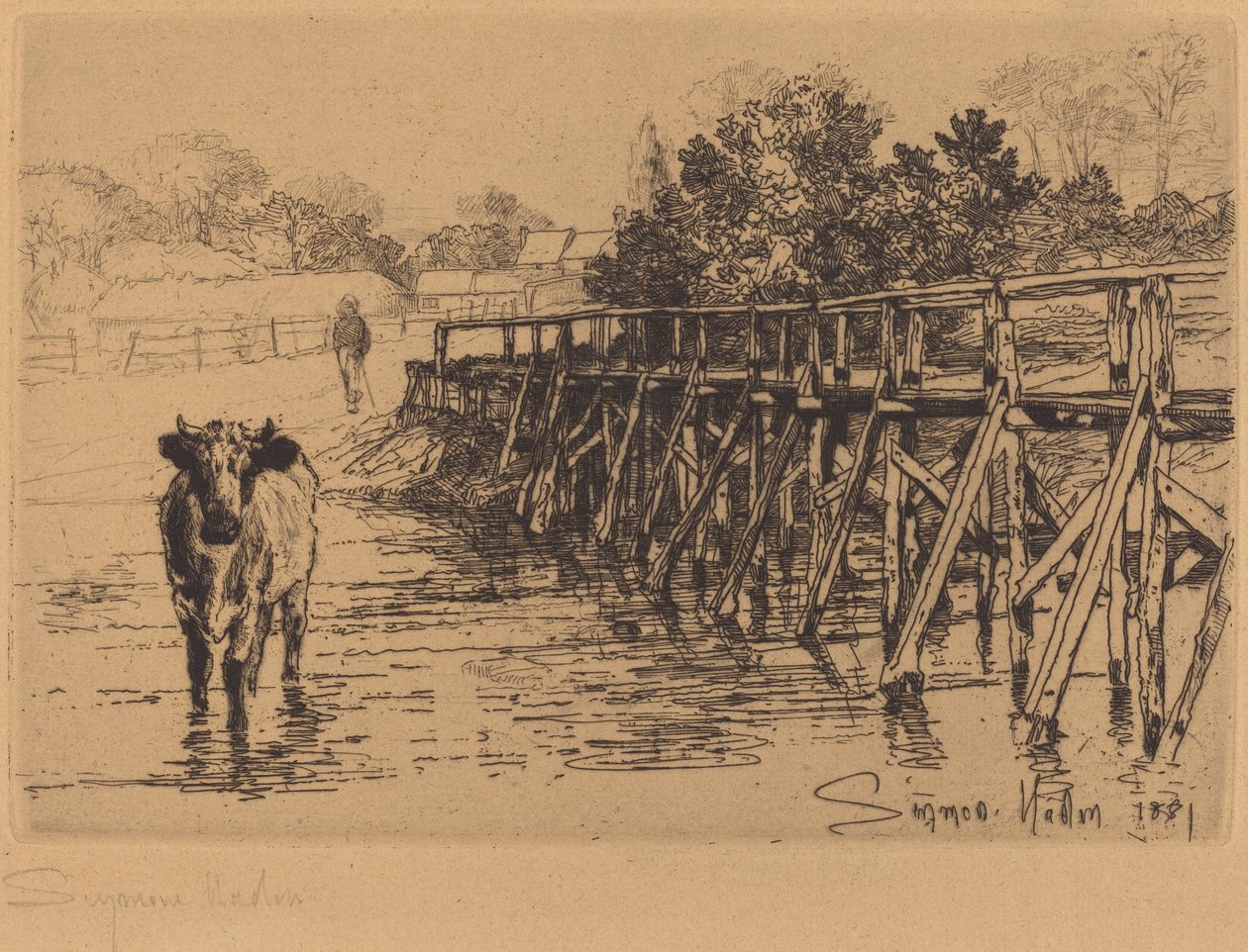O Vau da Vila de Francis Seymour Haden
