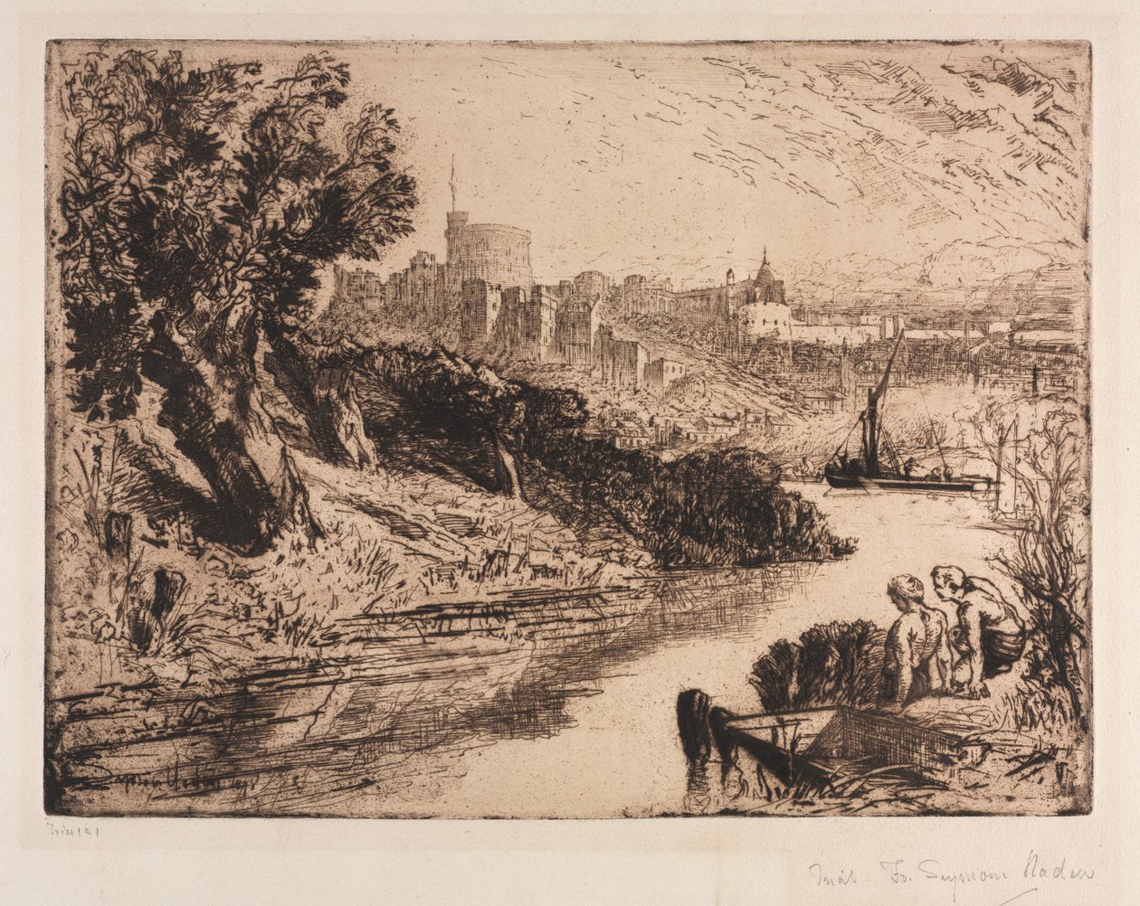 Castelo de Windsor de Francis Seymour Haden