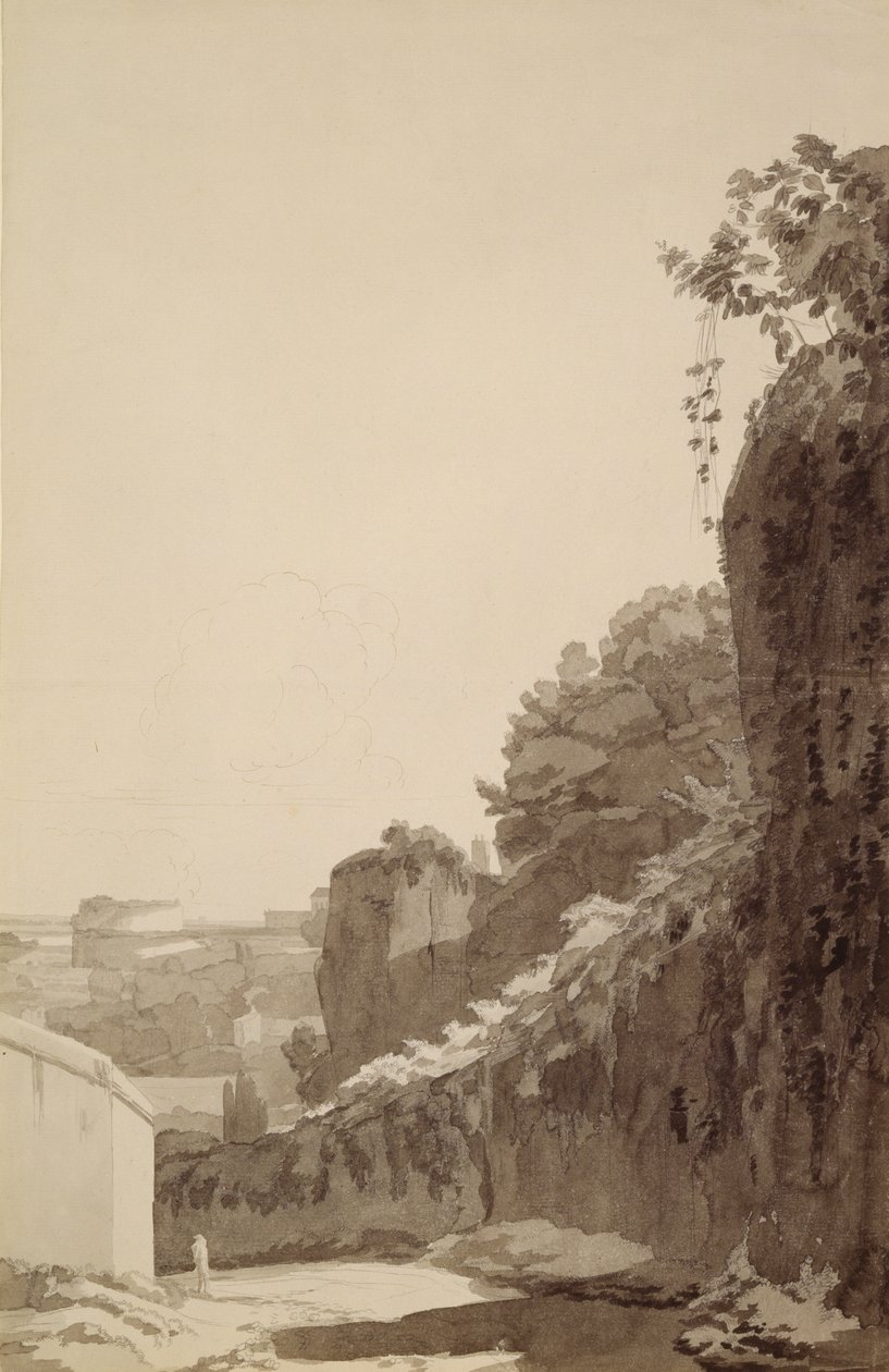Os Banhos de Caracalla de Francis Towne