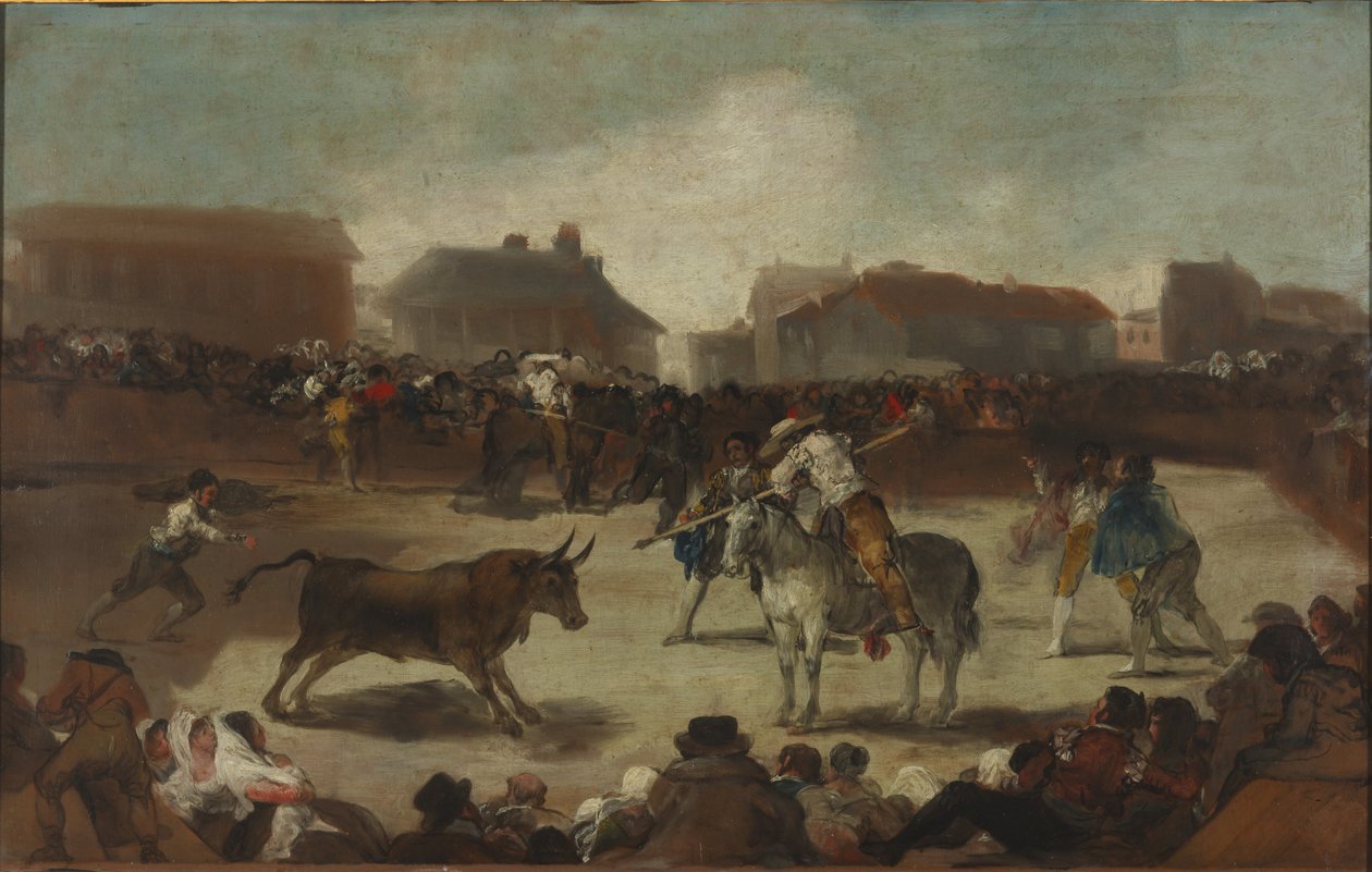 Tourada em uma aldeia de Francisco de Goya
