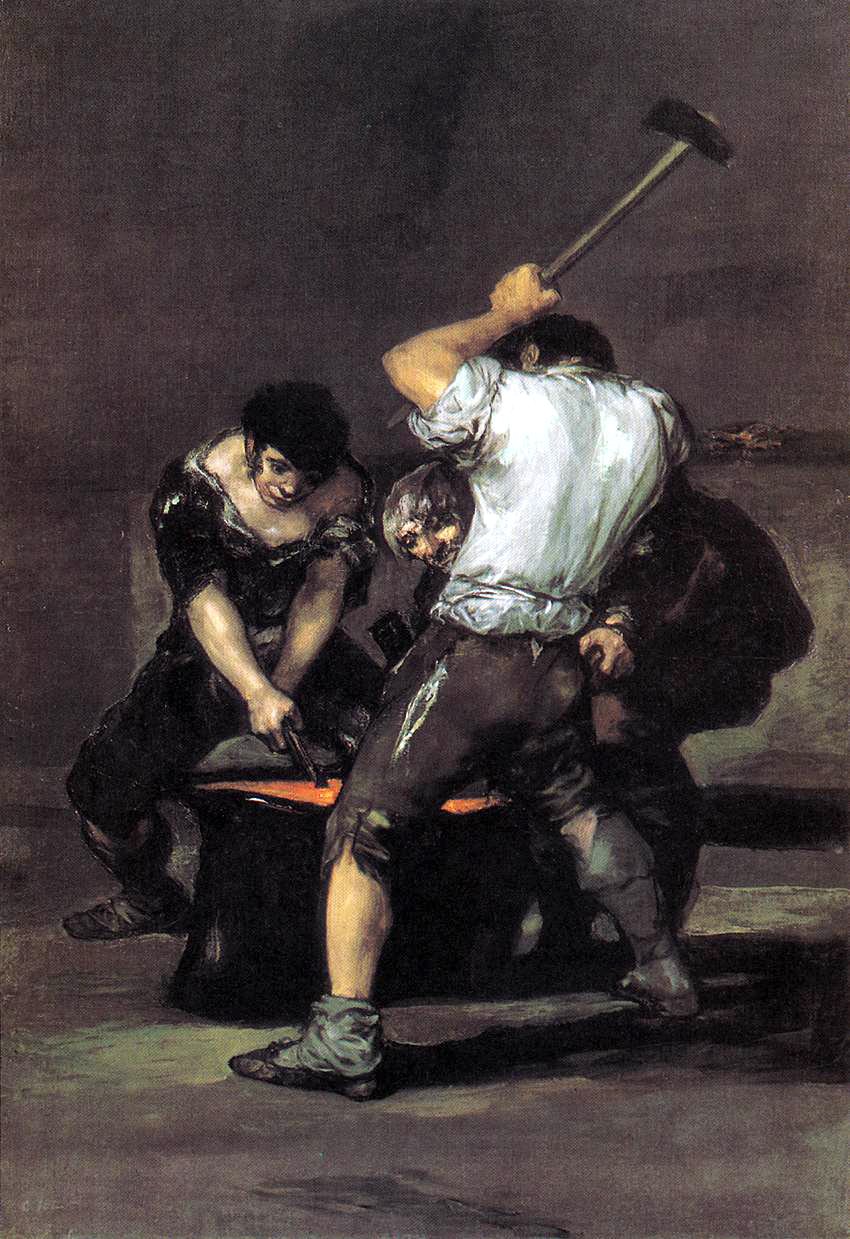 A forja de Francisco de Goya