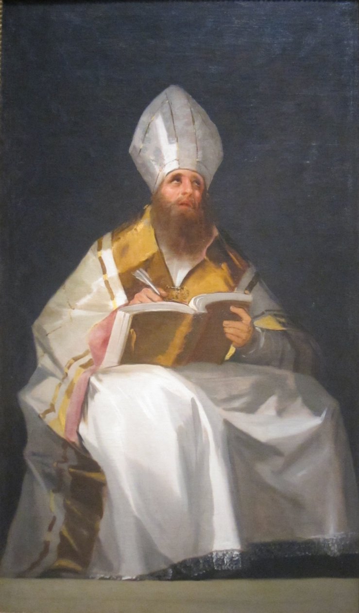 Santo Ambrósio de Francisco de Goya