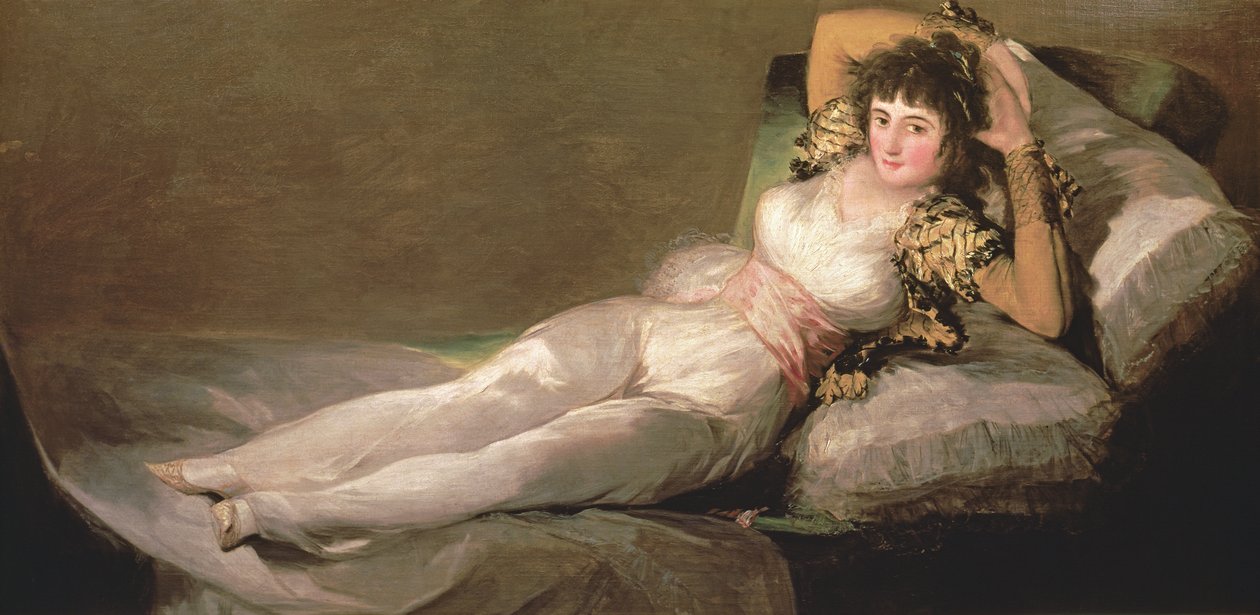 A Maja Vestida, c.1800 de Francisco de Goya