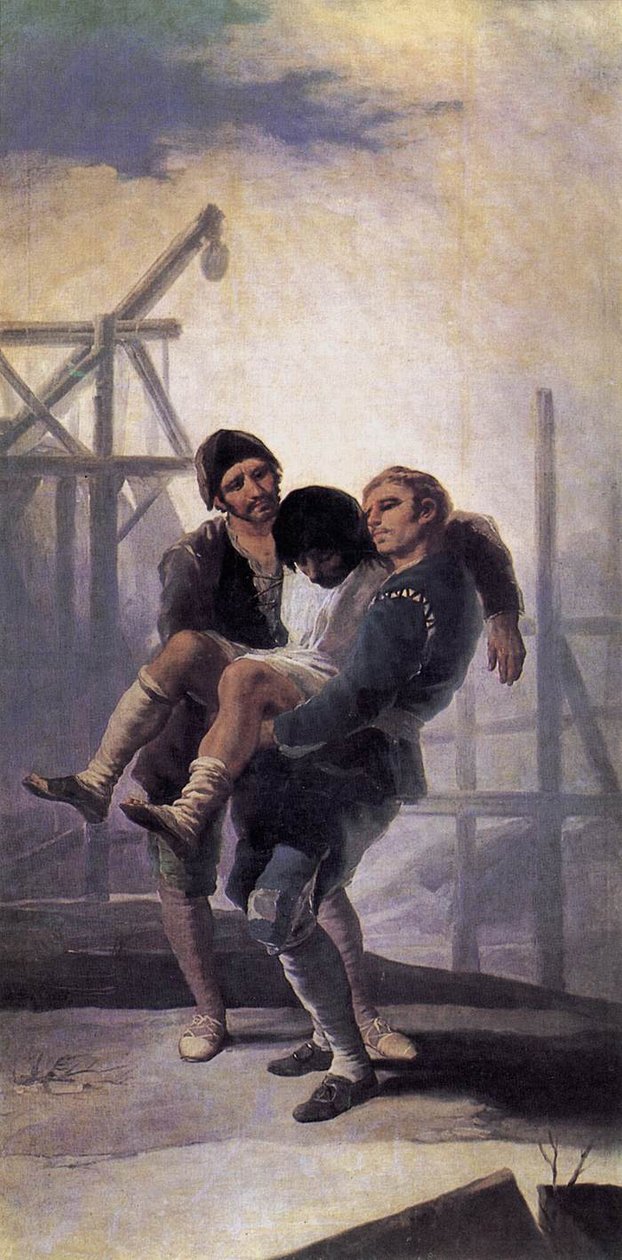 O maçom ferido de Francisco de Goya