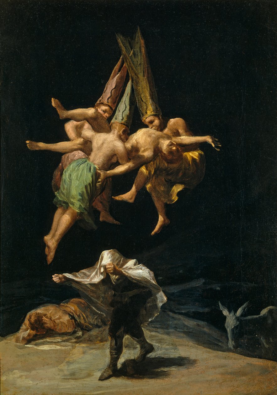 Vôo de bruxas de Francisco de Goya
