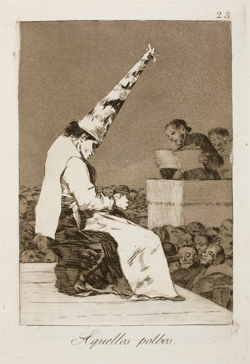 Esses polvos de Francisco de Goya