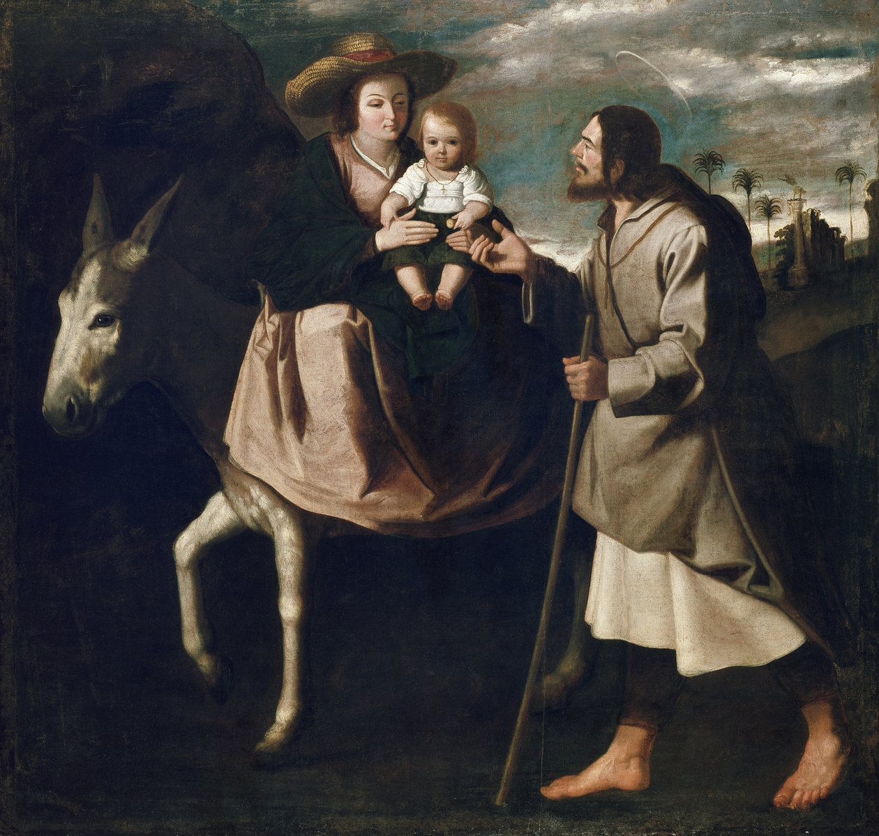 A fuga para o Egito de Francisco de Zurbaran