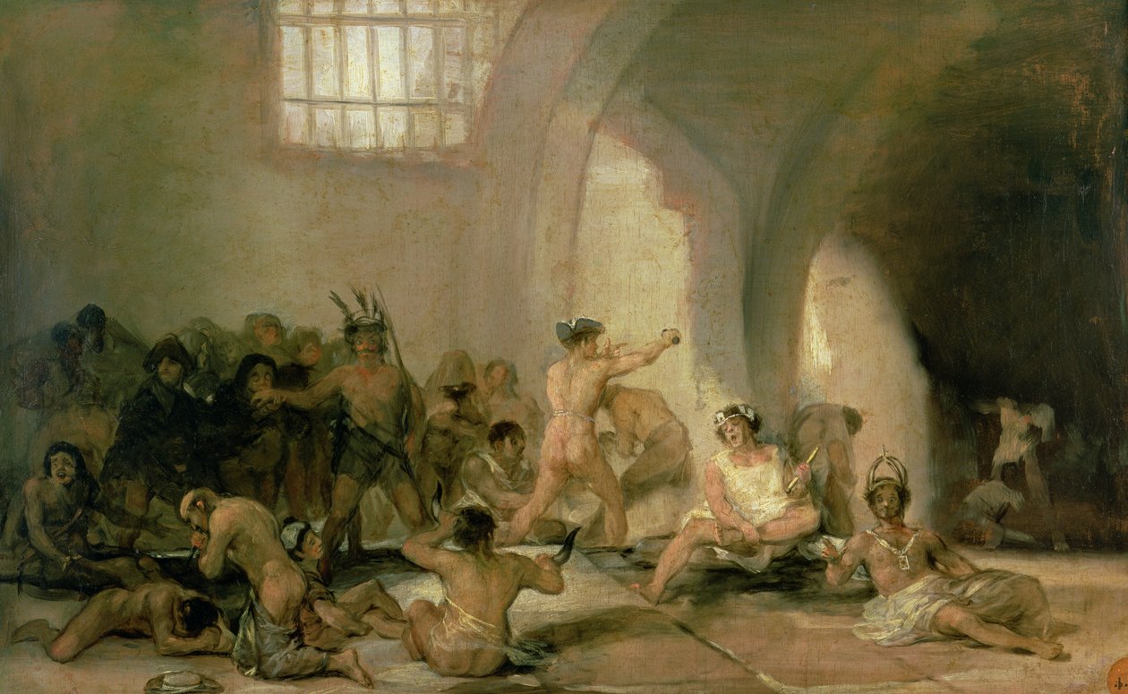 The Madhouse de Francisco de Goya