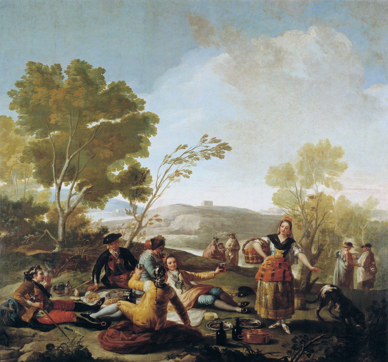 Um piquenique, 1776 de Francisco de Goya