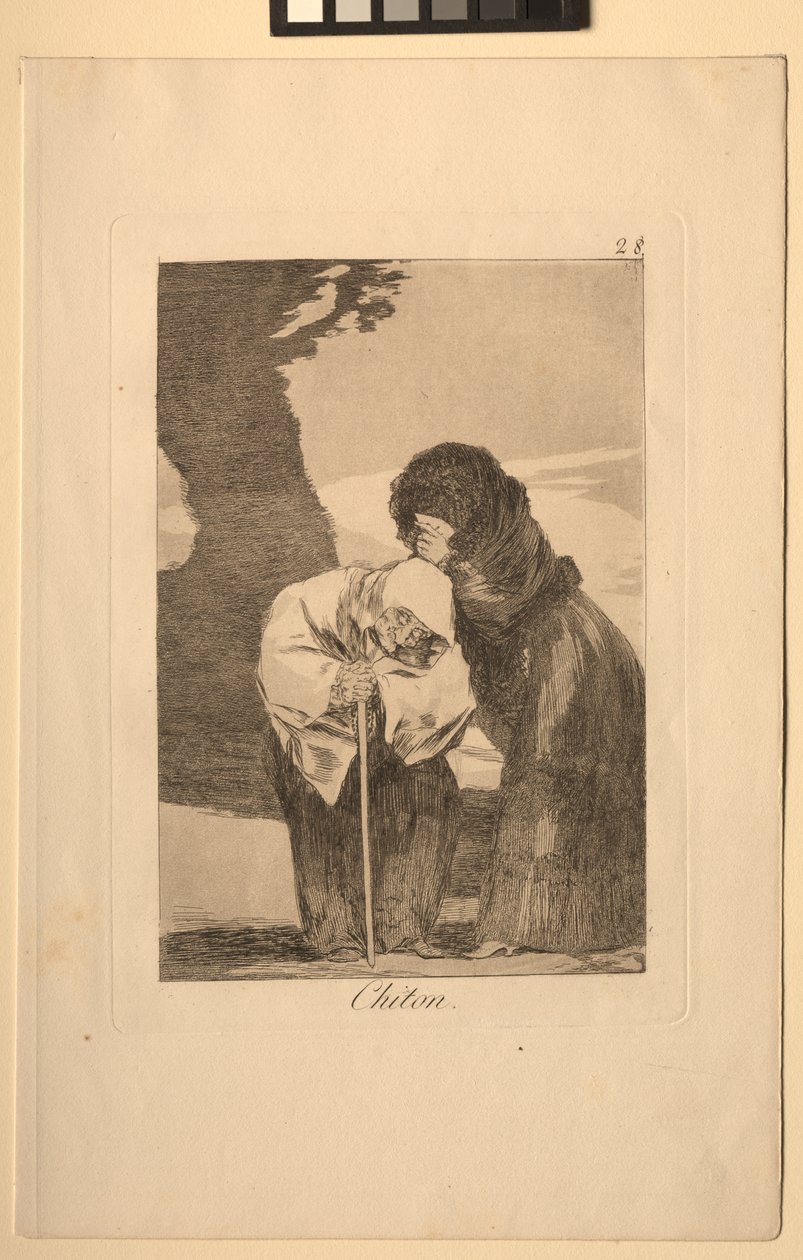 Caprichos: Quieto! de Francisco de Goya