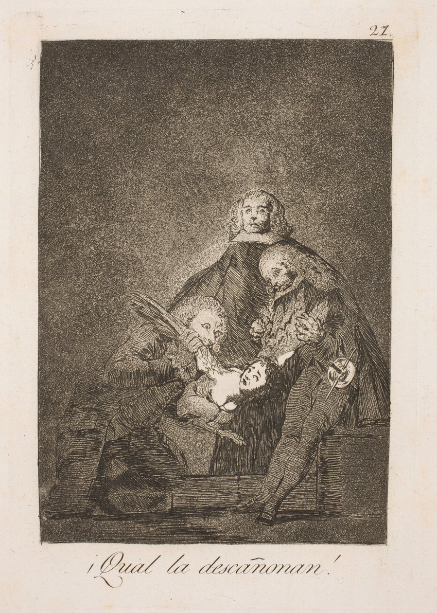 Onde eles a escolhem de Francisco de Goya