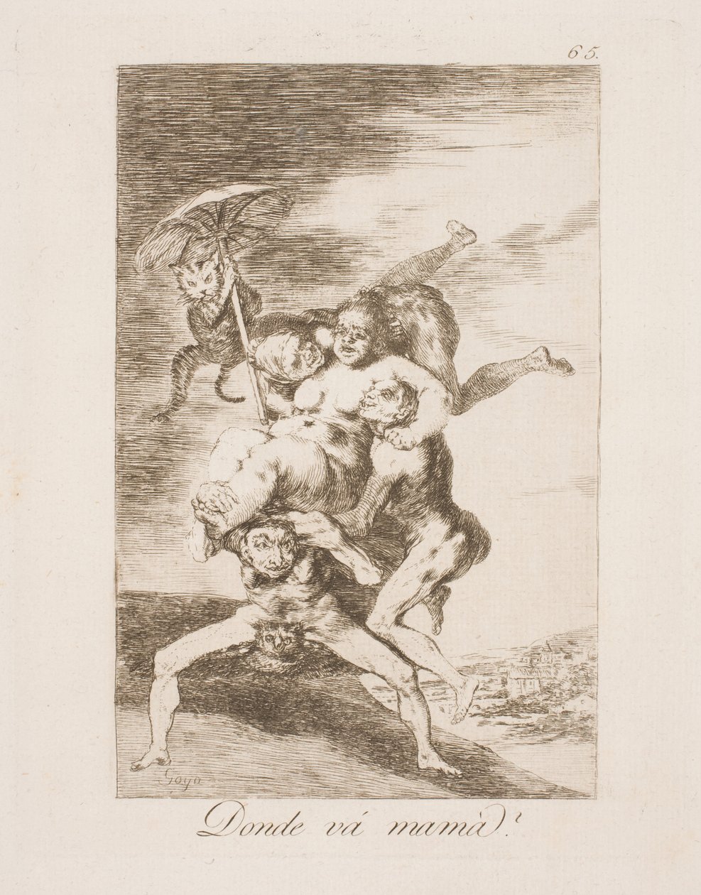 Onde a mamãe vai? de Francisco de Goya