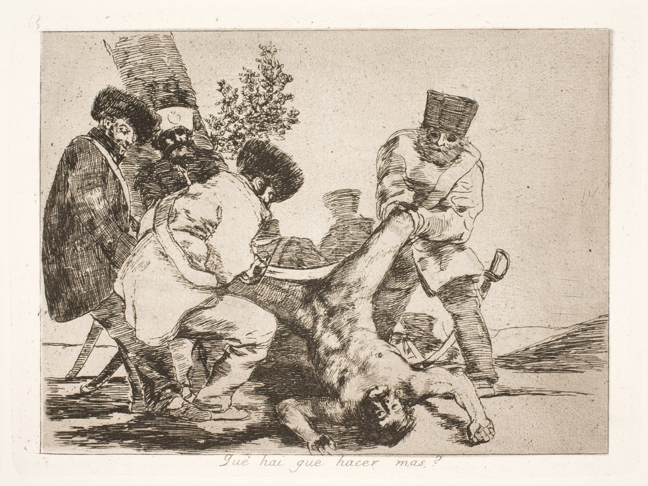 Pode-se fazer mais? (33) de Francisco de Goya