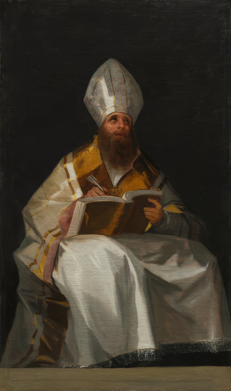 Santo Ambrósio de Francisco de Goya