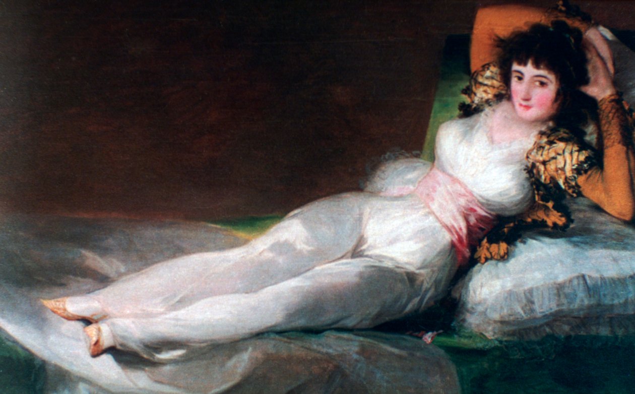 A Maja Vestida, c1800 de Francisco de Goya